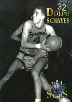 1996-97 Topps Stars #41 Finest Atomic Refractors Dolph Schayes
