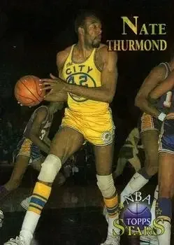 1996-97 Topps Stars #45 Finest Atomic Refractors Nate Thurmond