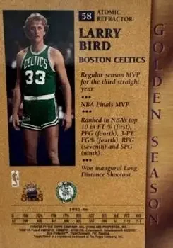 Back of Larry Bird