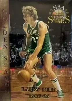 1996-97 Topps Stars #58 Finest Atomic Refractors Larry Bird