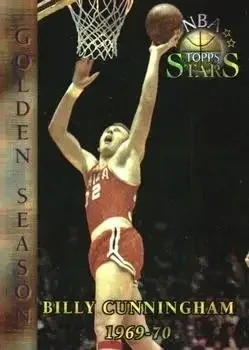 1996-97 Topps Stars #62 Finest Atomic Refractors Billy Cunningham