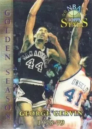 1996-97 Topps Stars #68 Finest Atomic Refractors George Gervin