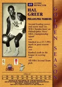 Back of Hal Greer