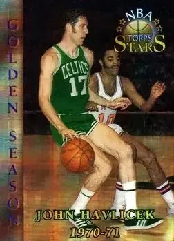 1996-97 Topps Stars #70 Finest Atomic Refractors John Havlicek