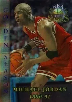 1996-97 Topps Stars #74 Finest Atomic Refractors Michael Jordan