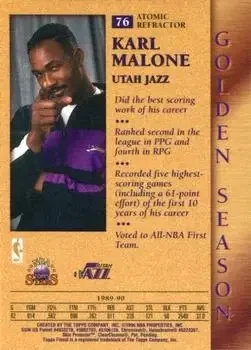 Back of Karl Malone