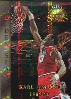 1996-97 Topps Stars #76 Finest Atomic Refractors Karl Malone