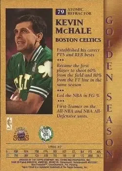Back of Kevin McHale