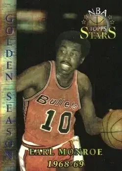 1996-97 Topps Stars #81 Finest Atomic Refractors Earl Monroe