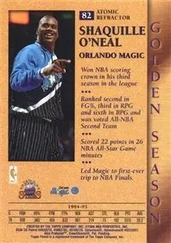 Back of Shaquille O'Neal