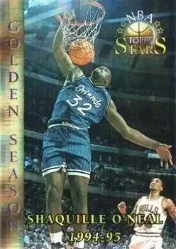 1996-97 Topps Stars #82 Finest Atomic Refractors Shaquille O'Neal