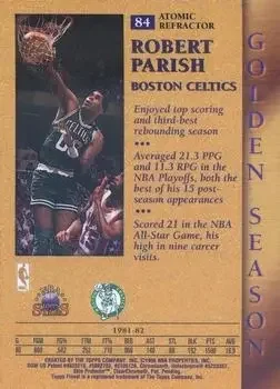 Back of Robert Parish