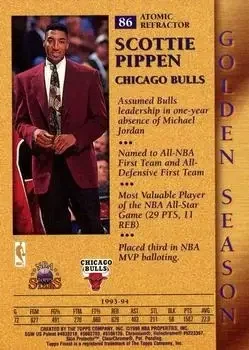 Back of Scottie Pippen