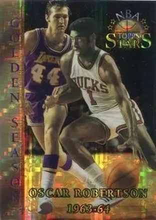 1996-97 Topps Stars #88 Finest Atomic Refractors Oscar Robertson