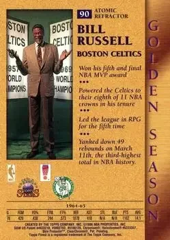 Back of Bill Russell