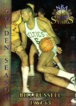 1996-97 Topps Stars #90 Finest Atomic Refractors Bill Russell