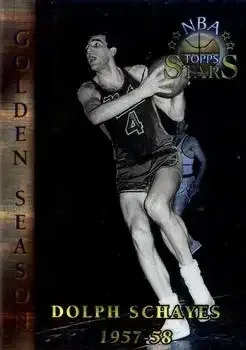 1996-97 Topps Stars #91 Finest Atomic Refractors Dolph Schayes