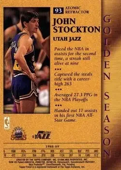 Back of John Stockton