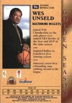 Back of Wes Unseld