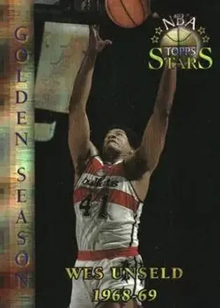1996-97 Topps Stars #96 Finest Atomic Refractors Wes Unseld