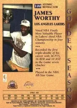Back of James Worthy