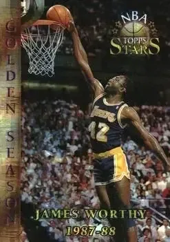 1996-97 Topps Stars #100 Finest Atomic Refractors James Worthy