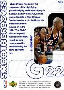 Back of Clyde Drexler