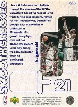Back of Kevin Garnett