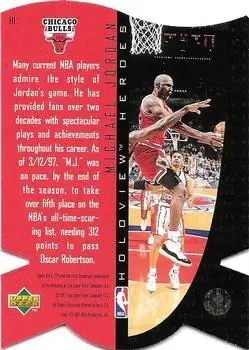 Back of Michael Jordan