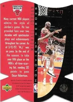 Back of Michael Jordan