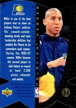 Back of Reggie Miller