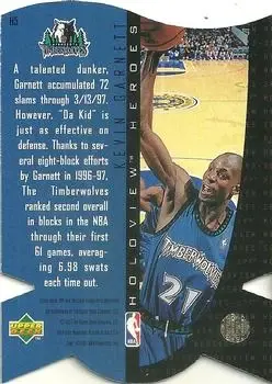 Back of Kevin Garnett
