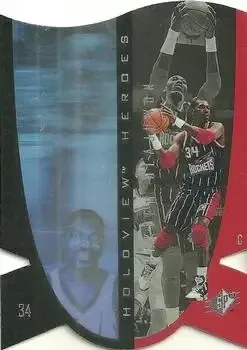 1997 SPx #H9 Holoview Heroes Hakeem Olajuwon