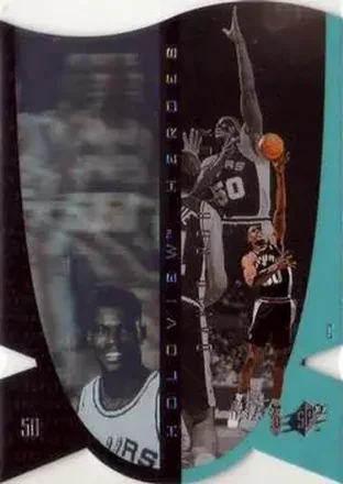 1997 SPx #H10 Holoview Heroes David Robinson