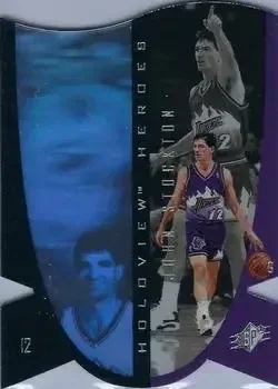 1997 SPx #H20 Holoview Heroes John Stockton