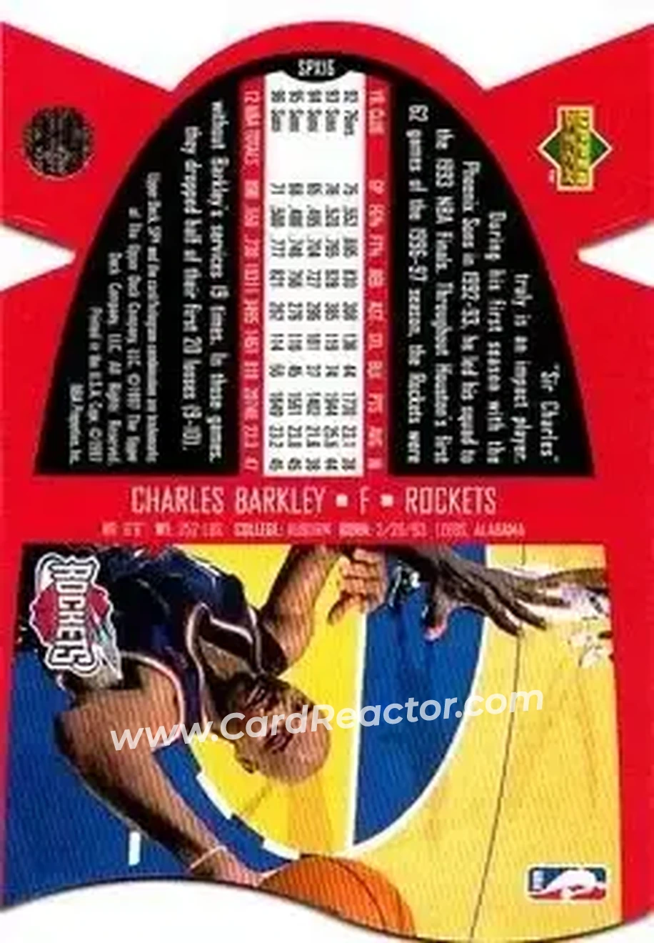 Back of Charles Barkley
