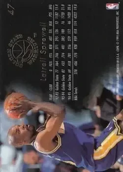 Back of Latrell Sprewell