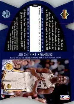 1997 SPx - Gold #SPX14 - Joe Smith - Golden State Warriors - Back