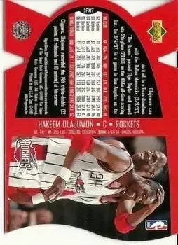 Back of Hakeem Olajuwon
