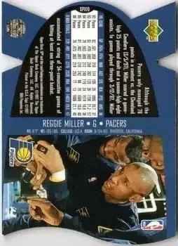 Back of Reggie Miller