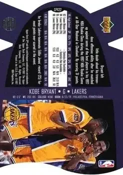 Back of Kobe Bryant