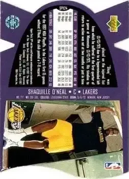 Back of Shaquille O'Neal