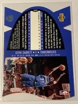 Back of Kevin Garnett