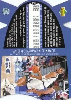 1997 SPx - Gold #SPX34 - Anfernee Hardaway - Orlando Magic - Back 1997 SPx - Gold #SPX34 - Anfernee Hardaway - Orlando Magic - Back