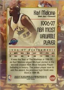 Back of Karl Malone