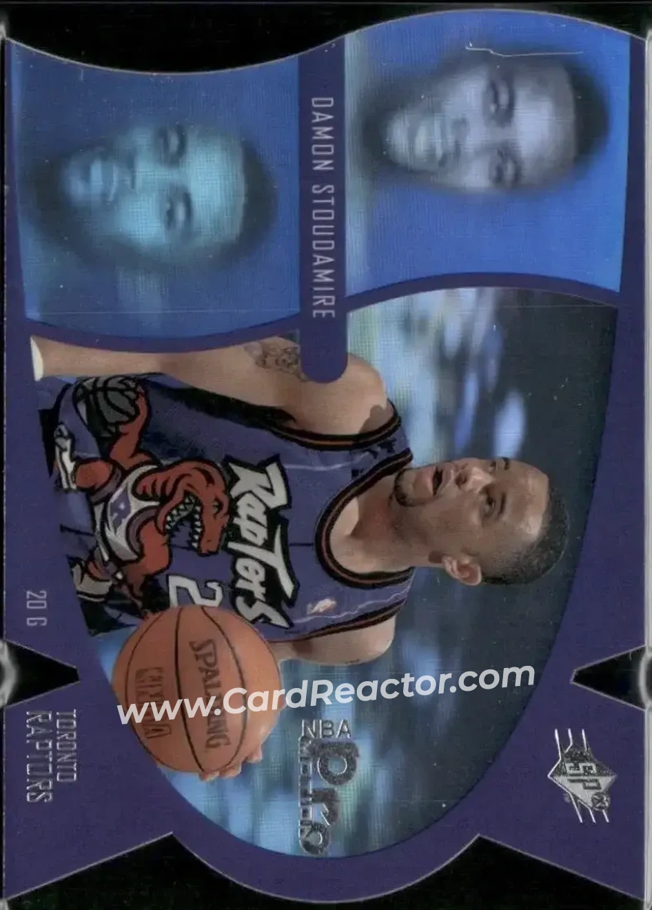 1997 SPx - ProMotion Autographs #2 - Damon Stoudamire - Toronto Raptors - Front