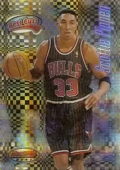 1997-98 Bowman's Best #BC3 Best Cuts Atomic Refractors Scottie Pippen