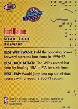 Back of Karl Malone