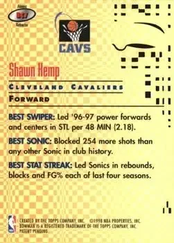 Back of Shawn Kemp