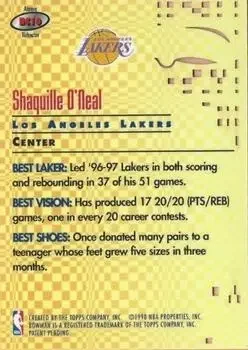 Back of Shaquille O'Neal